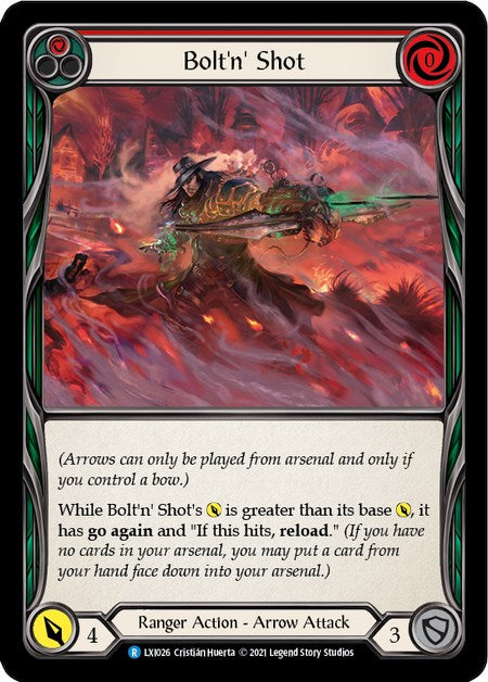 Bolt'n Shot (Red) [LXI026] 1st Edition Normal