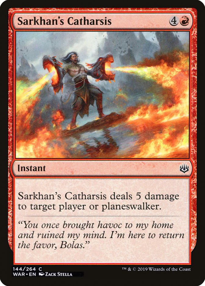 Sarkhan's Catharsis [War of the Spark] (WAR 144)