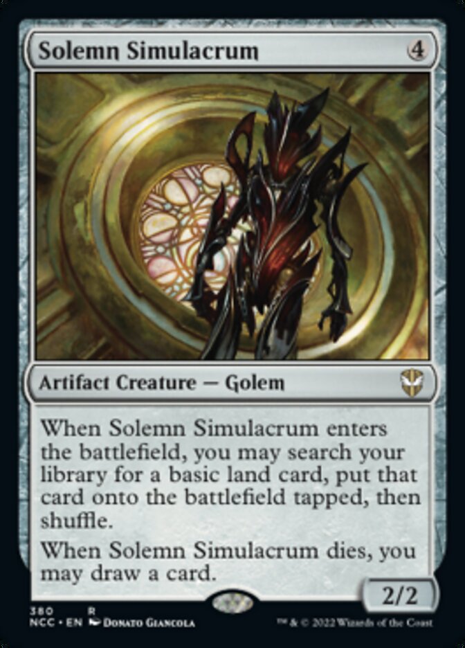 Solemn Simulacrum [Streets of New Capenna Commander] (NCC 380)