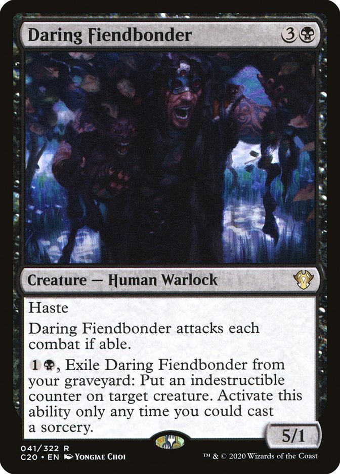 Daring Fiendbonder [Commander 2020] (C20 41)