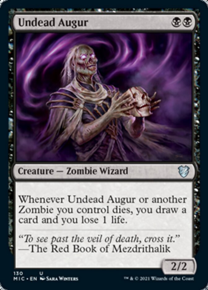 Undead Augur [Innistrad: Midnight Hunt Commander] (MIC 130)