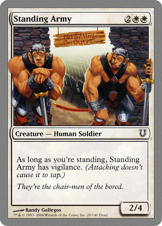 Standing Army [Unhinged] (UNH 20)