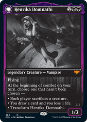 Henrika Domnathi // Henrika, Infernal Seer [Innistrad: Double Feature] (DBL 386)