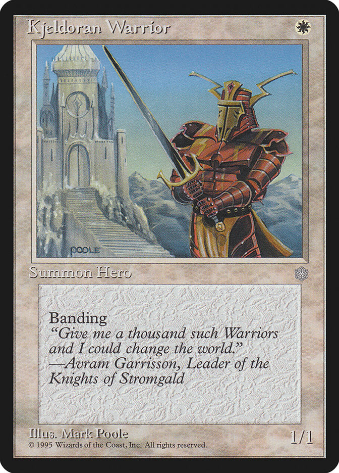 Kjeldoran Warrior [Ice Age] (ICE 41)