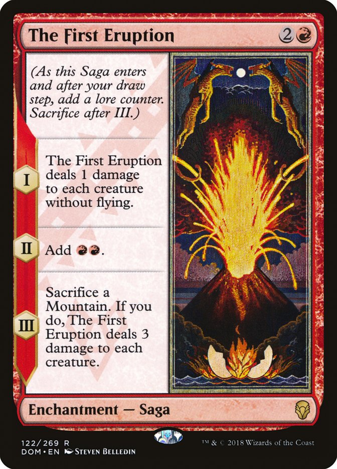 The First Eruption [Dominaria] (DOM 122)