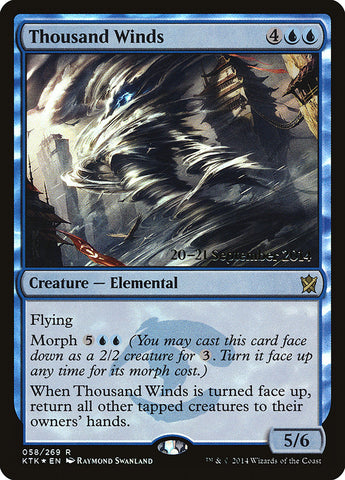 Thousand Winds  (Prerelease) [Khans of Tarkir Prerelease Promos] (PKTK 58S)