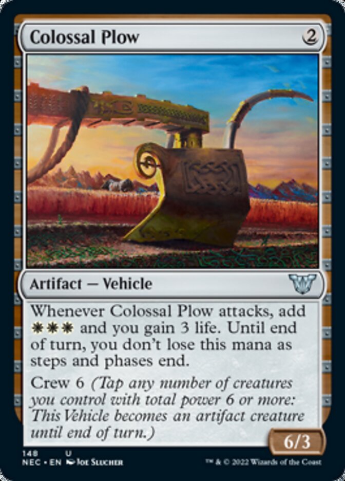 Colossal Plow [Kamigawa: Neon Dynasty Commander] (NEC 148)