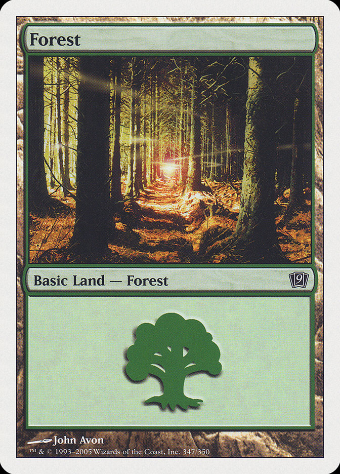 Forest (#347) [Ninth Edition] (9ED 347)