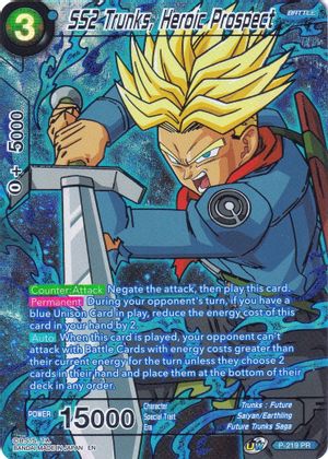 SS2 Trunks, Heroic Prospect (Collector's Selection Vol. 2) (P-219) [Promotion Cards]