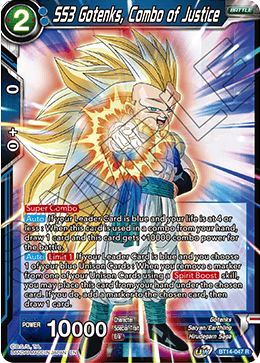 SS3 Gotenks, Combo of Justice [BT14-047]
