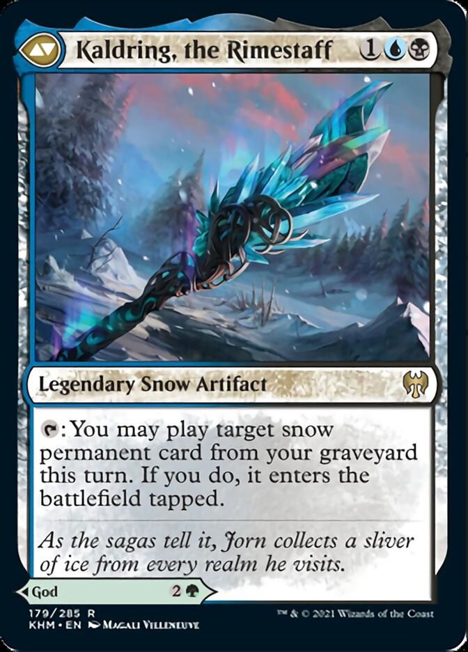 Jorn, God of Winter // Kaldring, the Rimestaff [Kaldheim] (KHM 179)