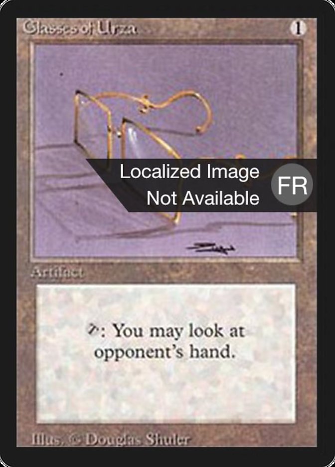 Glasses of Urza [Foreign Black Border] (FBB 249)