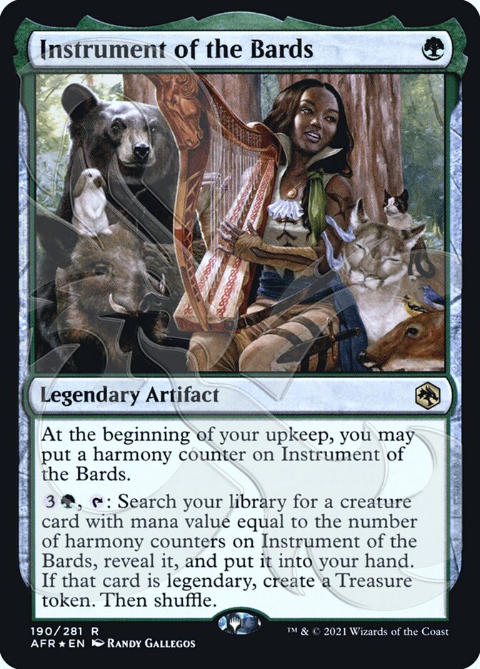 Instrument of the Bards (Ampersand Promo) [Dungeons & Dragons: Adventures in the Forgotten Realms Promos] (PAFR 190A)