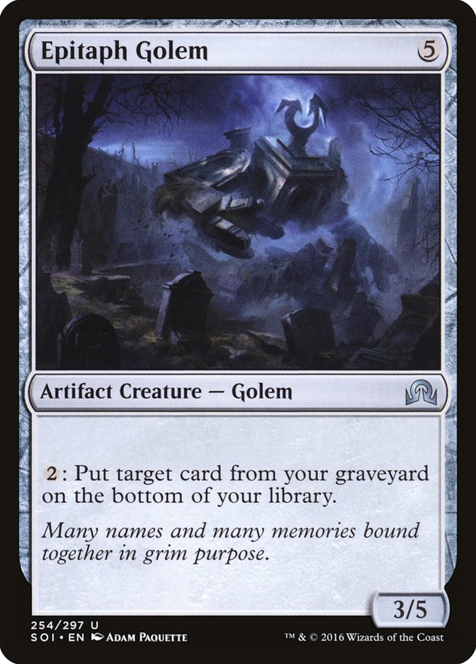 Epitaph Golem [Shadows over Innistrad] (SOI 254)