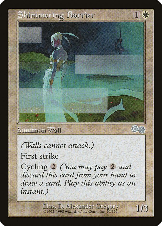 Shimmering Barrier [Urza's Saga] (USG 50)