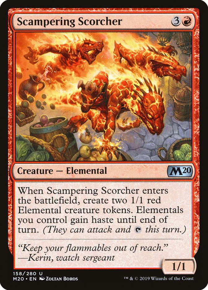 Scampering Scorcher [Core Set 2020] (M20 158)