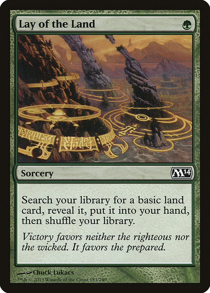 Lay of the Land [Magic 2014] (M14 183)