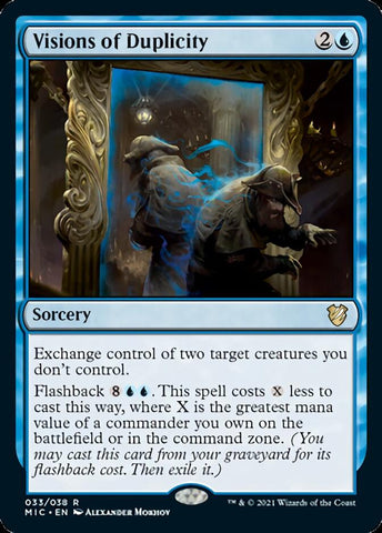 Visions of Duplicity [Innistrad: Midnight Hunt Commander] (MIC 33)