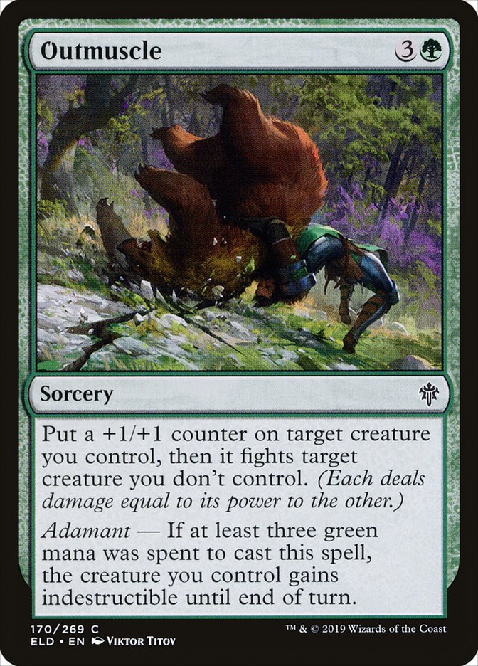 Outmuscle [Throne of Eldraine] (ELD 170)