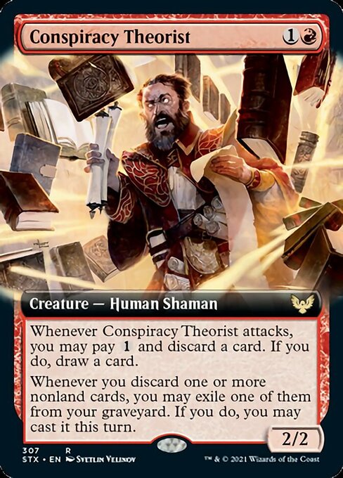 Conspiracy Theorist (Extended) [Strixhaven: School of Mages] (STX 307)