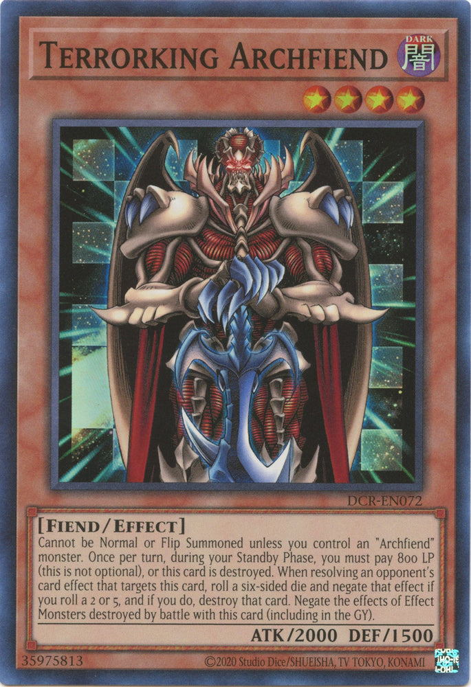 Terrorking Archfiend [DCR-EN072] Super Rare