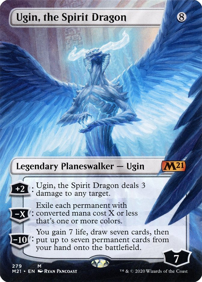 Ugin, the Spirit Dragon (Borderless) [Core Set 2021] (M21 279)
