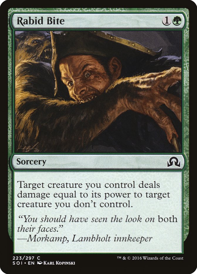 Rabid Bite [Shadows over Innistrad] (SOI 223)