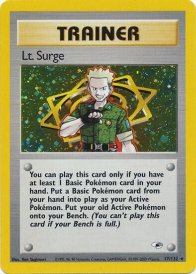 Lt. Surge (17/132) [Gym Heroes]