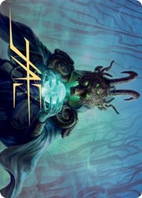 Masked Vandal Art Card (Gold-Stamped Signature) [Kaldheim: Art Series] (AKHM 184)