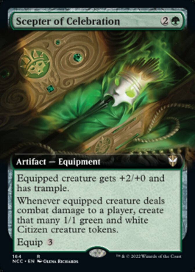 Scepter of Celebration (Extended Art) [Streets of New Capenna Commander] (NCC 164)