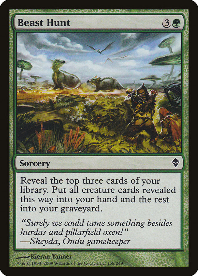 Beast Hunt [Zendikar] (ZEN 158)