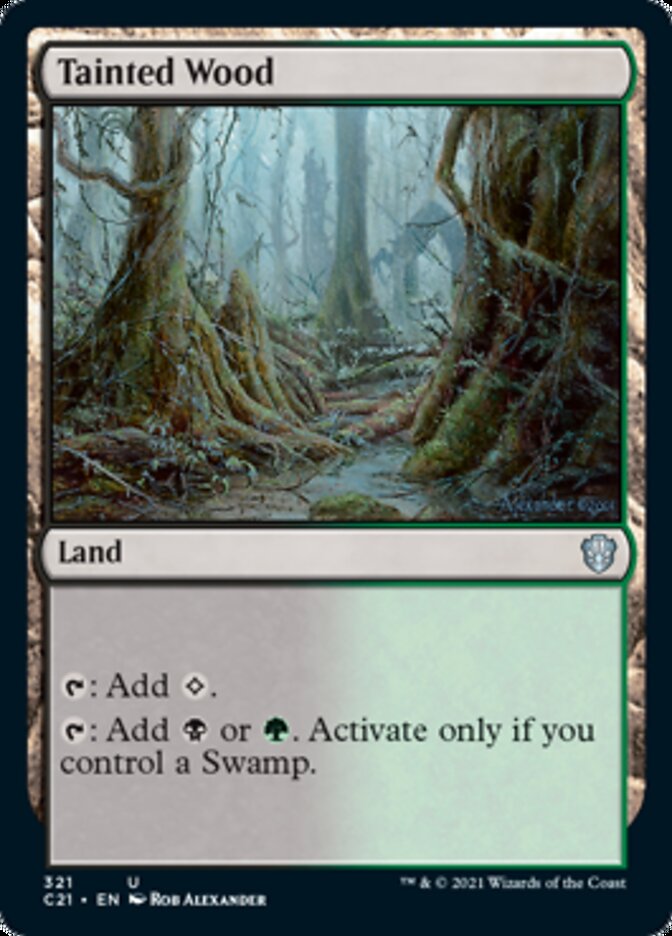 Tainted Wood [Commander 2021] (C21 321)