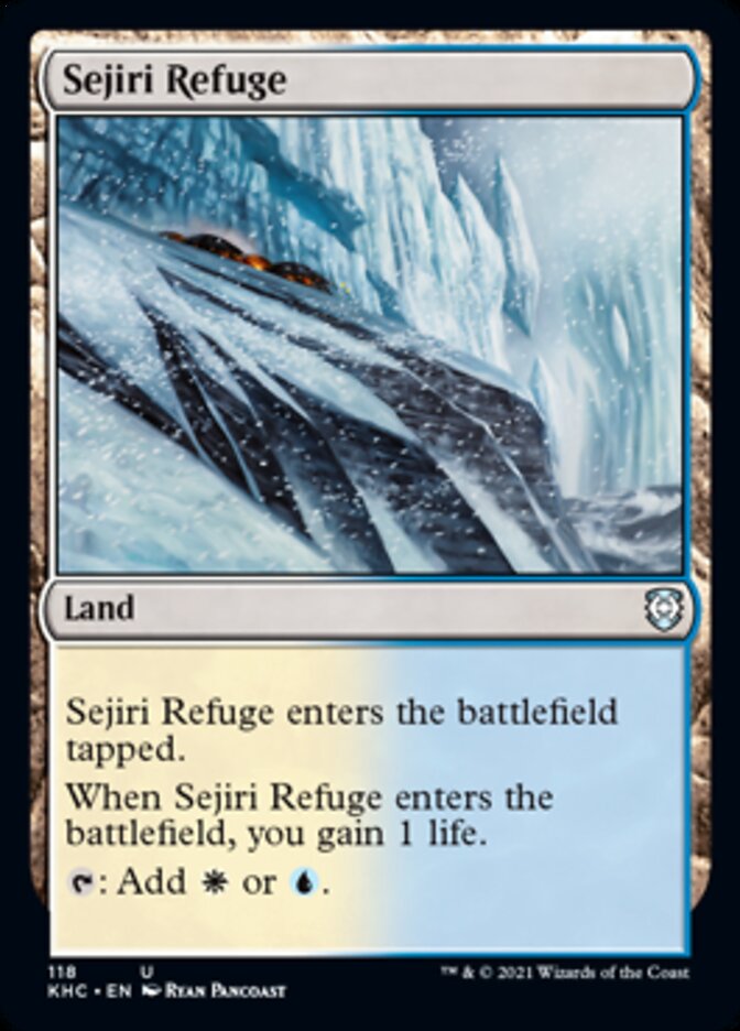 Sejiri Refuge [Kaldheim Commander] (KHC 118)