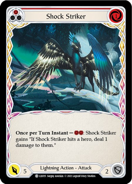 Shock Striker (Red) [LXI015] 1st Edition Normal