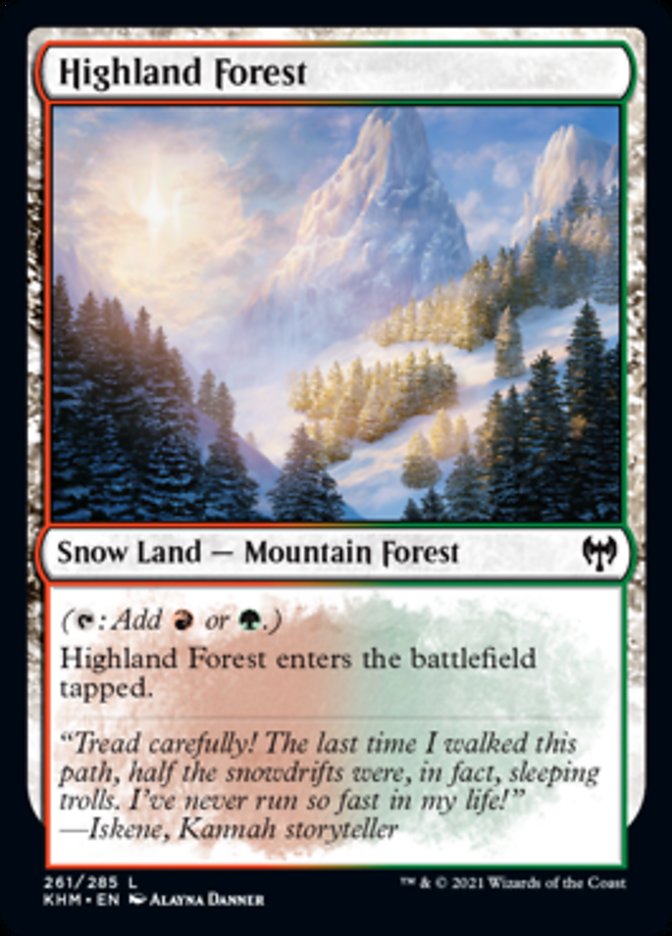 Highland Forest [Kaldheim] (KHM 261)