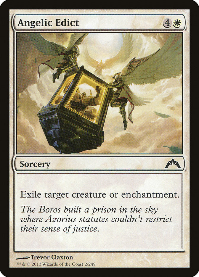 Angelic Edict [Gatecrash] (GTC 2)