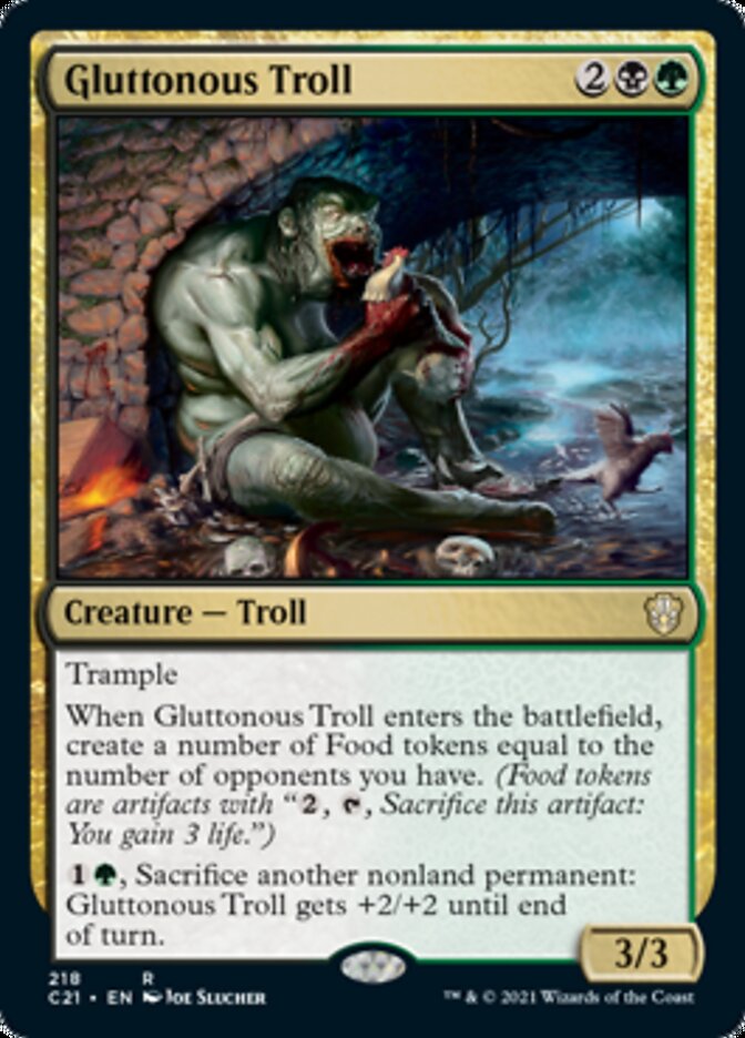 Gluttonous Troll [Commander 2021] (C21 218)