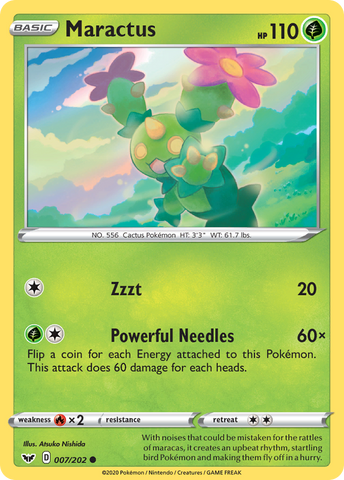 Maractus (7/202) [Sword & Shield: Base Set]