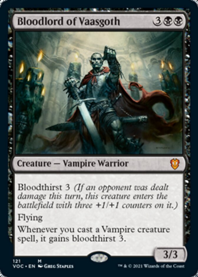 Bloodlord of Vaasgoth [Innistrad: Crimson Vow Commander] (VOC 121)