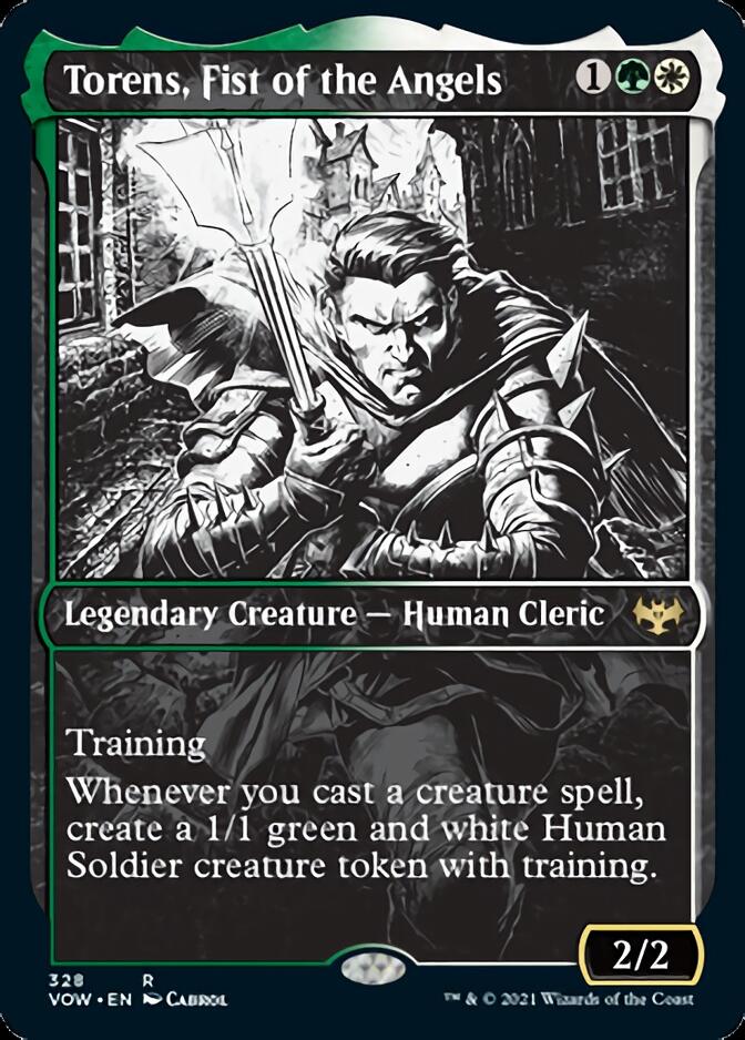 Torens, Fist of the Angels (Showcase Eternal Night) [Innistrad: Crimson Vow] (VOW 328)