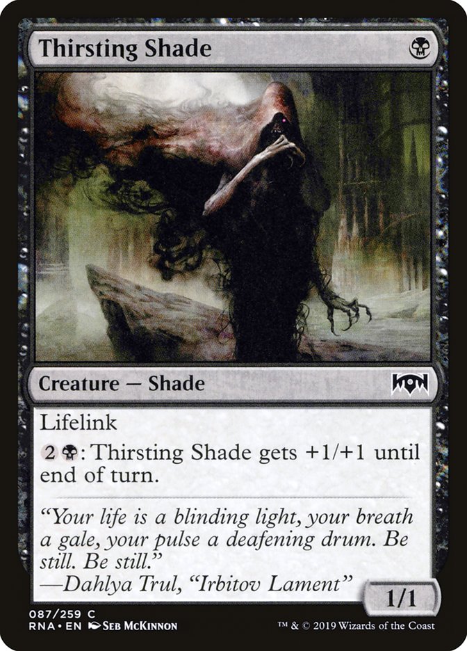 Thirsting Shade [Ravnica Allegiance] (RNA 87)