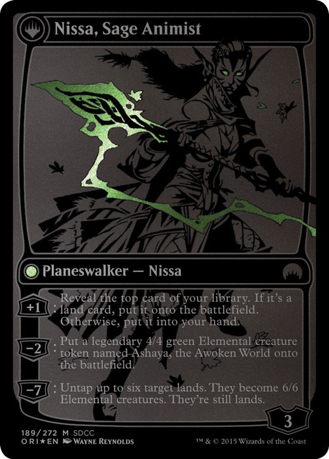 Nissa, Vastwood Seer // Nissa, Sage Animist [San Diego Comic-Con 2015] (PS15 189)