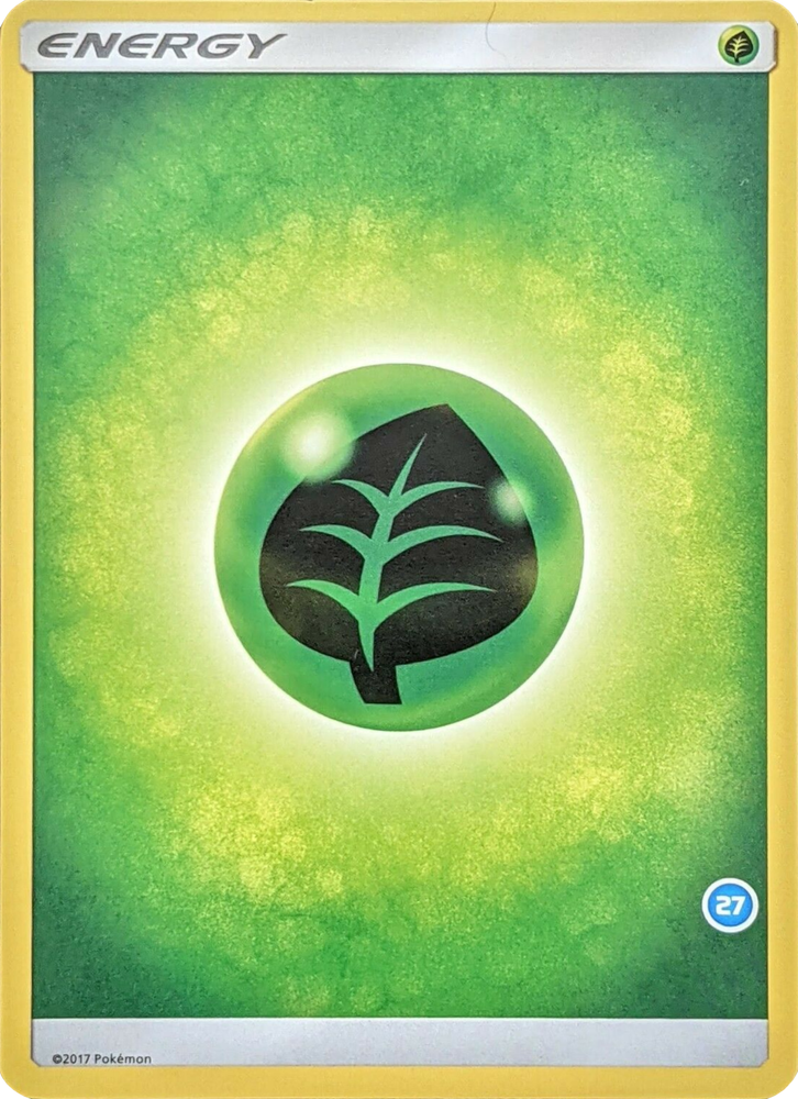 Grass Energy (27) [Sun & Moon: Trainer Kit - Alolan Sandslash & Alolan Ninetales]
