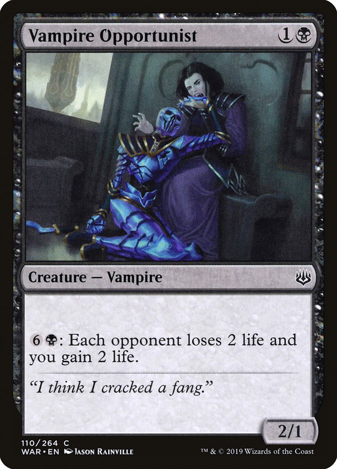 Vampire Opportunist [War of the Spark] (WAR 110)