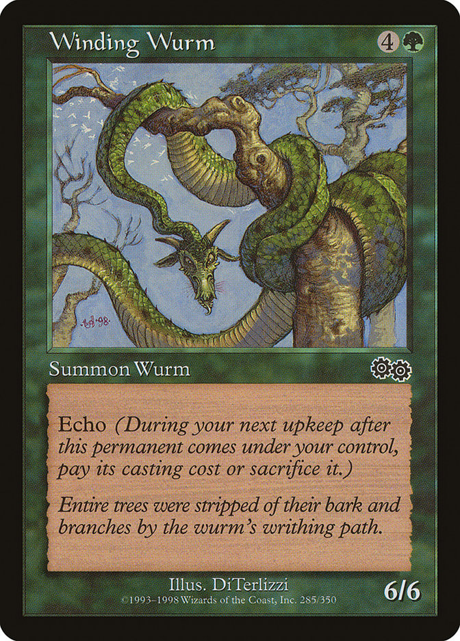 Winding Wurm [Urza's Saga] (USG 285)