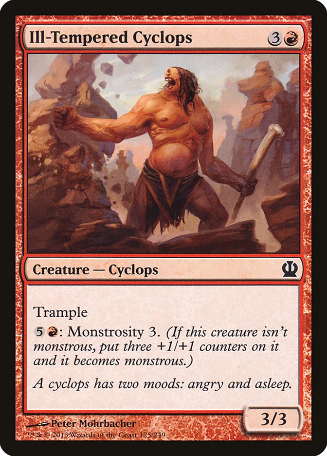 Ill-Tempered Cyclops [Theros] (THS 125)