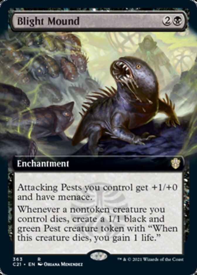 Blight Mound (Extended) [Commander 2021] (C21 363)