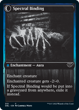 Binding Geist // Spectral Binding [Innistrad: Double Feature] (DBL 315)