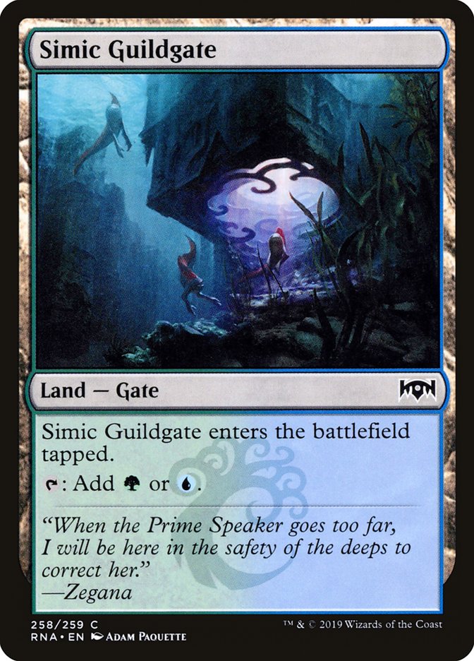 Simic Guildgate (258/259) [Ravnica Allegiance] (RNA 258)