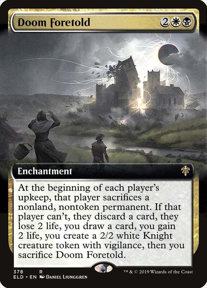 Doom Foretold (Extended Art) [Throne of Eldraine] (ELD 378)
